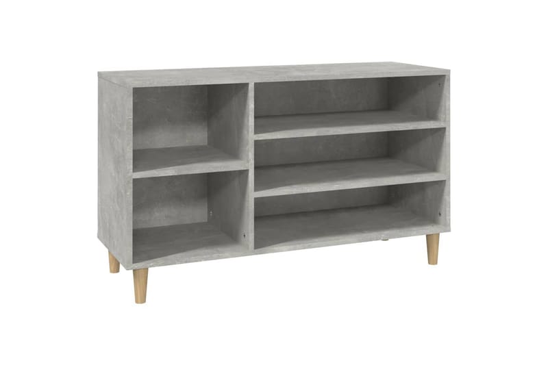 beBasic Skoskåp betonggrå 102x36x60 cm konstruerat trä - Grey - Skoskåp - Hallförvaring - Skoförvaring