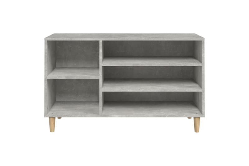 beBasic Skoskåp betonggrå 102x36x60 cm konstruerat trä - Grey - Förvaring - Skoförvaring - Skoskåp