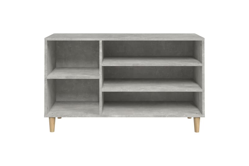 beBasic Skoskåp betonggrå 102x36x60 cm konstruerat trä - Grey - Skoskåp - Hallförvaring - Skoförvaring