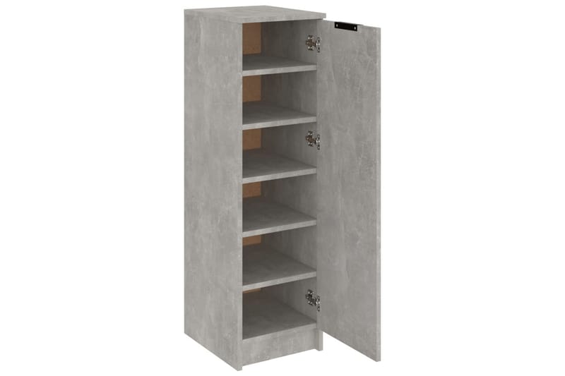 beBasic Skoskåp betonggrå 30x35x100 cm konstruerat trä - Grey - Förvaring - Skoförvaring - Skoskåp