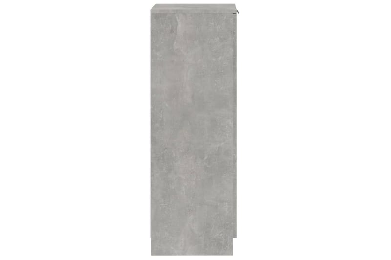 beBasic Skoskåp betonggrå 30x35x100 cm konstruerat trä - Grey - Skoskåp - Hallförvaring - Skoförvaring