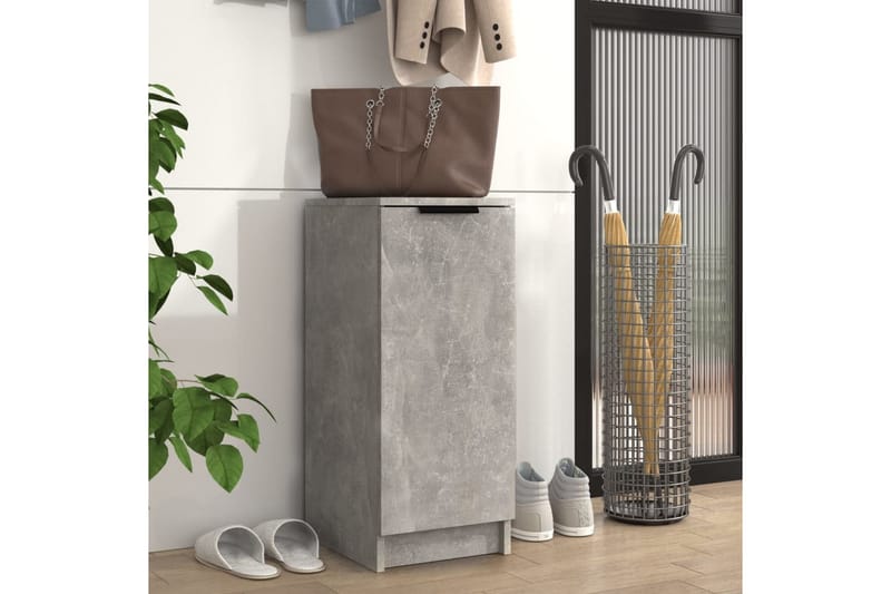 beBasic Skoskåp betonggrå 30x35x70 cm konstruerat trä - Grey - Skoskåp - Hallförvaring - Skoförvaring