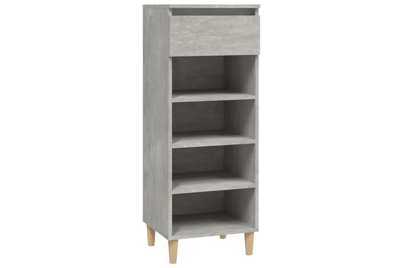 beBasic Skoskåp betonggrå 40x36x105 cm konstruerat trä - Grey - Förvaring - Skoförvaring - Skoskåp