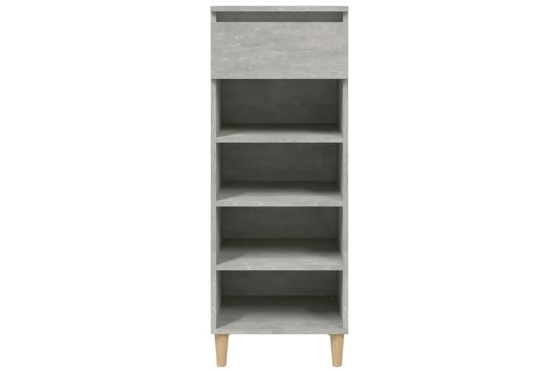 beBasic Skoskåp betonggrå 40x36x105 cm konstruerat trä - Grey - Skoskåp - Hallförvaring - Skoförvaring