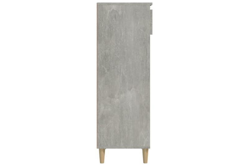 beBasic Skoskåp betonggrå 40x36x105 cm konstruerat trä - Grey - Skoskåp - Hallförvaring - Skoförvaring