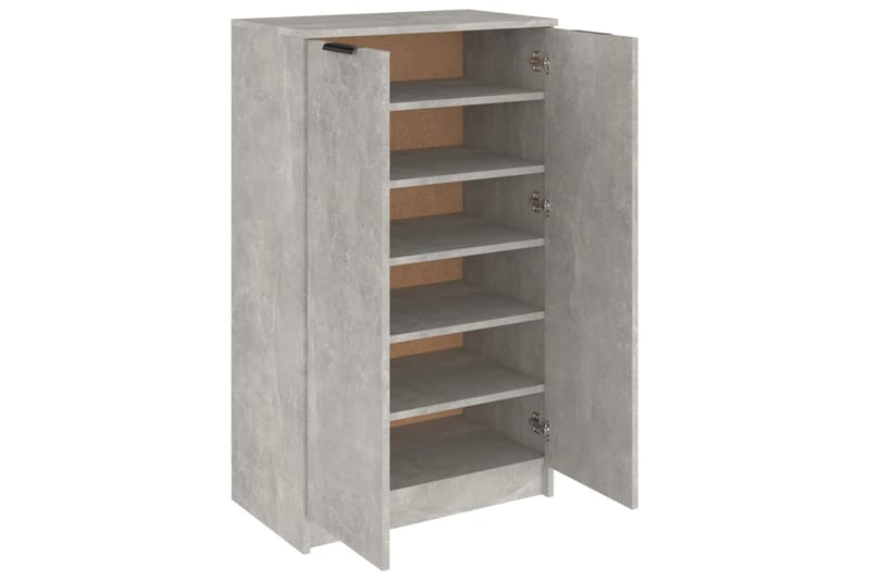 beBasic Skoskåp betonggrå 59x35x100 cm konstruerat trä - Grey - Förvaring - Skoförvaring - Skoskåp