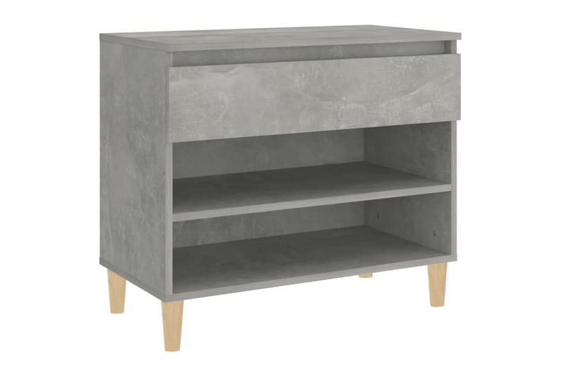beBasic Skoskåp betonggrå 70x36x60 cm konstruerat trä - Grey - Förvaring - Skoförvaring - Skoskåp