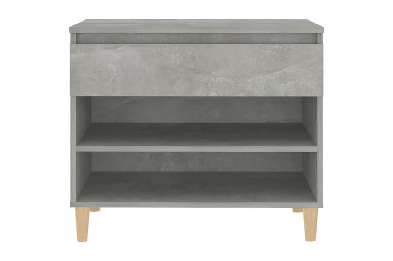 beBasic Skoskåp betonggrå 70x36x60 cm konstruerat trä - Grey - Skoskåp - Hallförvaring - Skoförvaring