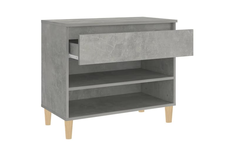 beBasic Skoskåp betonggrå 70x36x60 cm konstruerat trä - Grey - Förvaring - Skoförvaring - Skoskåp