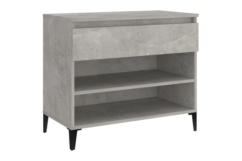 beBasic Skoskåp betonggrå 70x36x60 cm konstruerat trä - Grey - Förvaring - Skoförvaring - Skoskåp