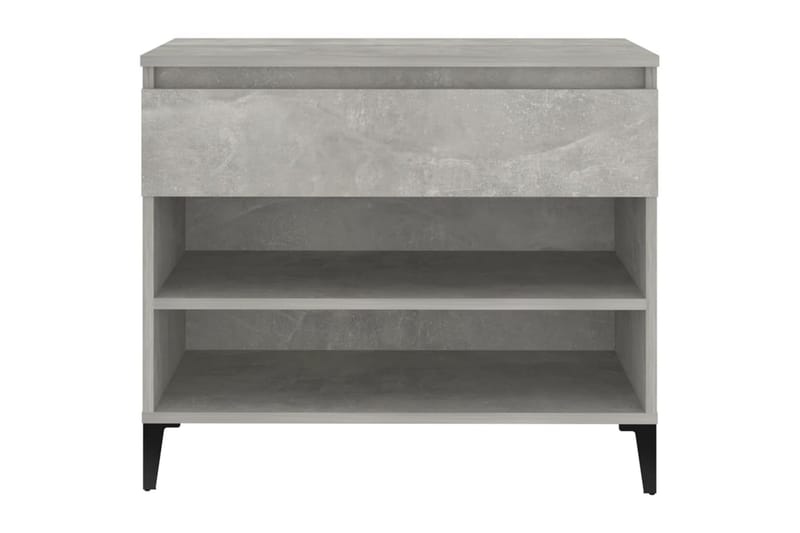 beBasic Skoskåp betonggrå 70x36x60 cm konstruerat trä - Grey - Skoskåp - Hallförvaring - Skoförvaring