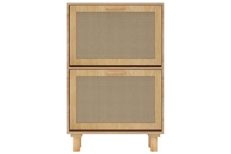 beBasic Skoskåp Brun 52x25x80 cm konstruerat trä & naturlig rotting - Brown - Förvaring - Skoförvaring - Skoskåp