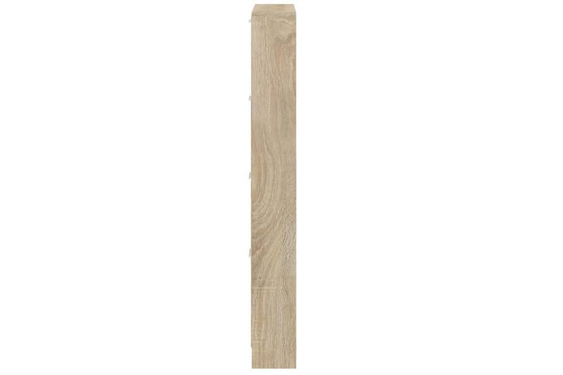 beBasic Skoskåp ek 59x17x150 cm konstruerat trä - Brown - Förvaring - Skoförvaring - Skoskåp