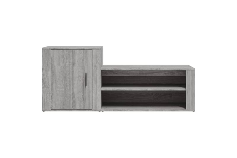 beBasic Skoskåp grå sonoma 130x35x54 cm konstruerat trä - Grey - Skoskåp - Hallförvaring - Skoförvaring