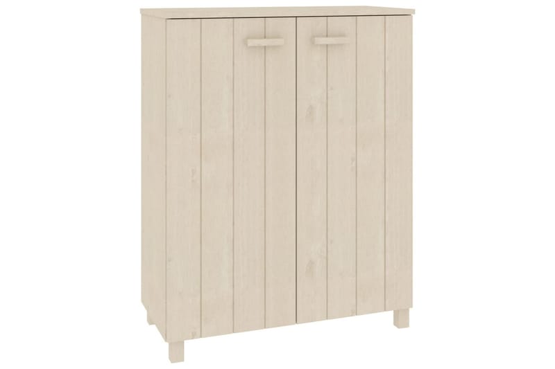 beBasic Skoskåp honungsbrun 85x40x108 cm massiv furu - Brown - Förvaring - Skoförvaring - Skoskåp