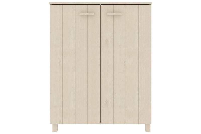 beBasic Skoskåp honungsbrun 85x40x108 cm massiv furu - Brown - Förvaring - Skoförvaring - Skoskåp