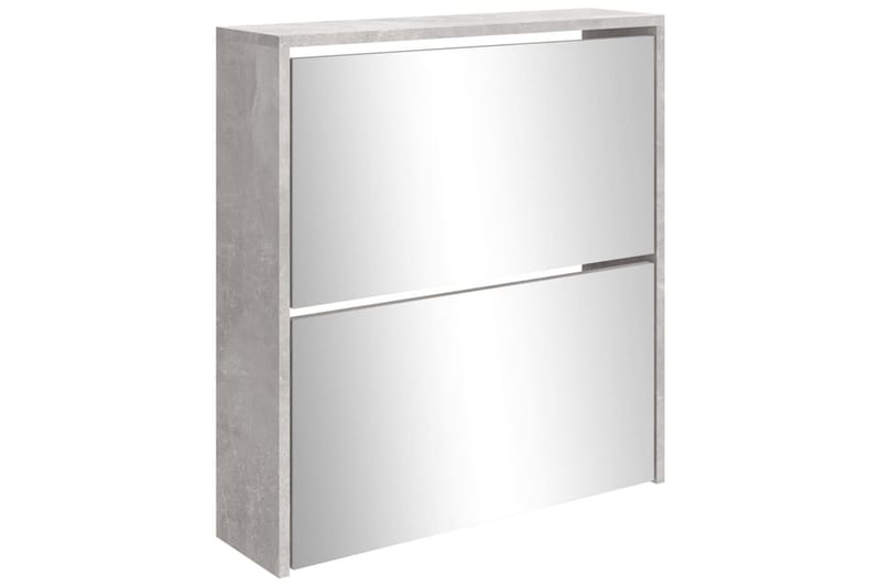 beBasic Skoskåp med 2 skåp betonggrå 63x17x67 cm - Grey - Förvaring - Skoförvaring - Skoskåp