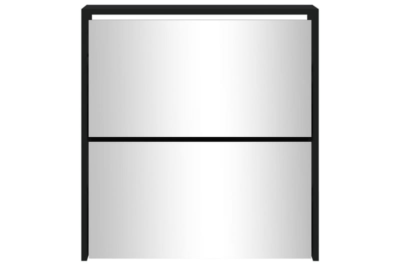 beBasic Skoskåp med 2 skåp svart 63x17x67 cm - Black - Förvaring - Skoförvaring - Skoskåp