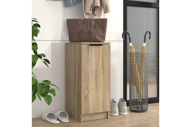 beBasic Skoskåp sonoma-ek 30x35x70 cm konstruerat trä - Brown - Förvaring - Skoförvaring - Skoskåp