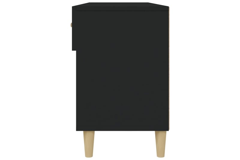 beBasic Skoskåp svart 102x35x55 cm konstruerat trä - Black - Skoskåp - Hallförvaring - Skoförvaring