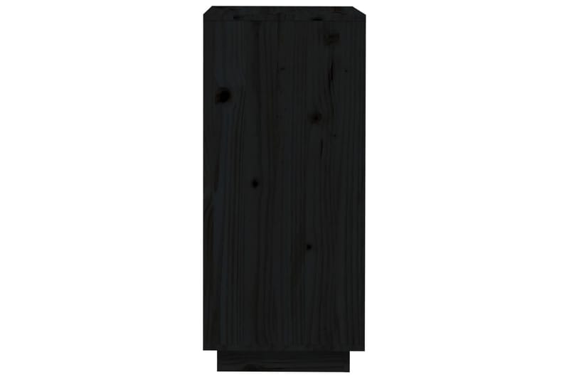 beBasic Skoskåp svart 35x35x80 cm massiv furu - Black - Förvaring - Skoförvaring - Skoskåp