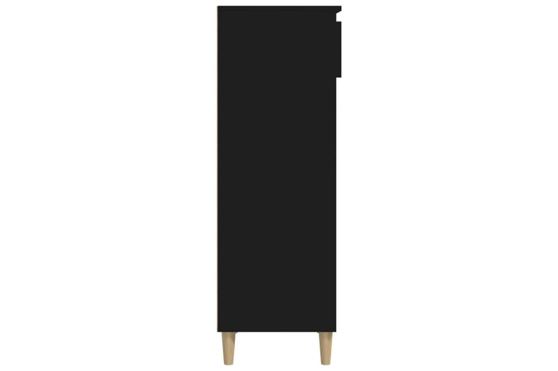 beBasic Skoskåp svart 40x36x105 cm konstruerat trä - Black - Skoskåp - Hallförvaring - Skoförvaring