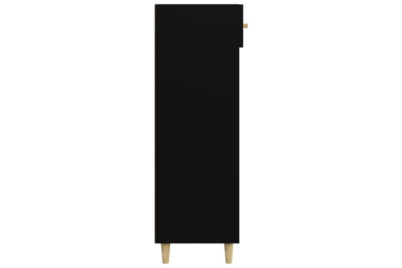 beBasic Skoskåp svart 60x35x105 cm konstruerat trä - Black - Skoskåp - Hallförvaring - Skoförvaring