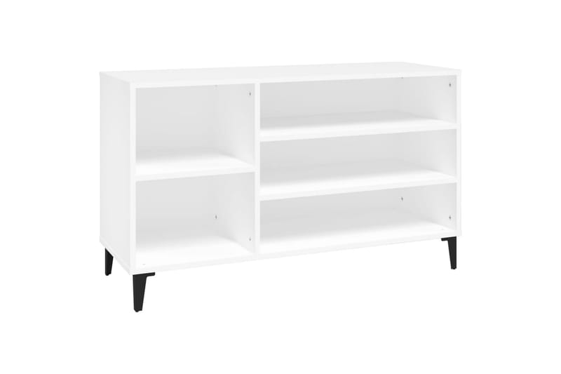 beBasic Skoskåp vit 102x36x60 cm konstruerat trä - White - Skoskåp - Hallförvaring - Skoförvaring