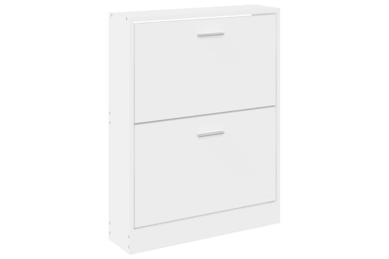 beBasic Skoskåp vit 59x17x81 cm konstruerat trä - White - Skoskåp - Hallförvaring - Skoförvaring