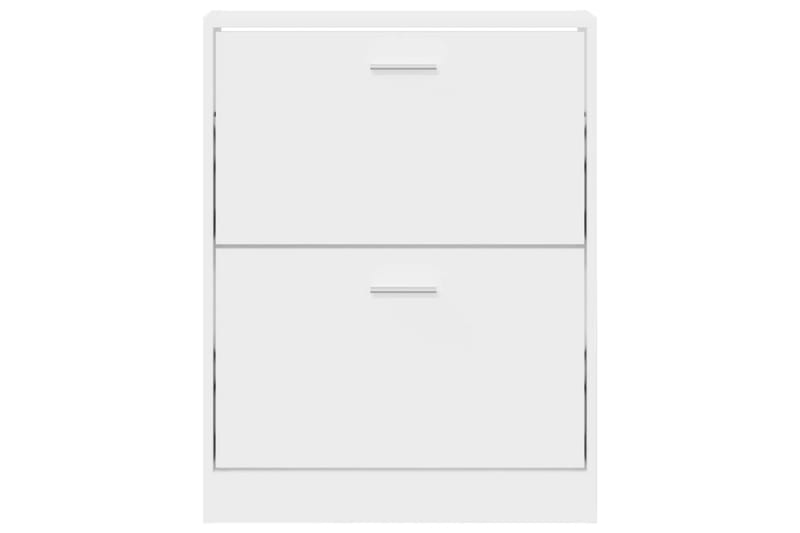 beBasic Skoskåp vit 59x17x81 cm konstruerat trä - White - Förvaring - Skoförvaring - Skoskåp