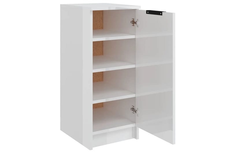beBasic Skoskåp vit högglans 30x35x70 cm konstruerat trä - White - Förvaring - Skoförvaring - Skoskåp