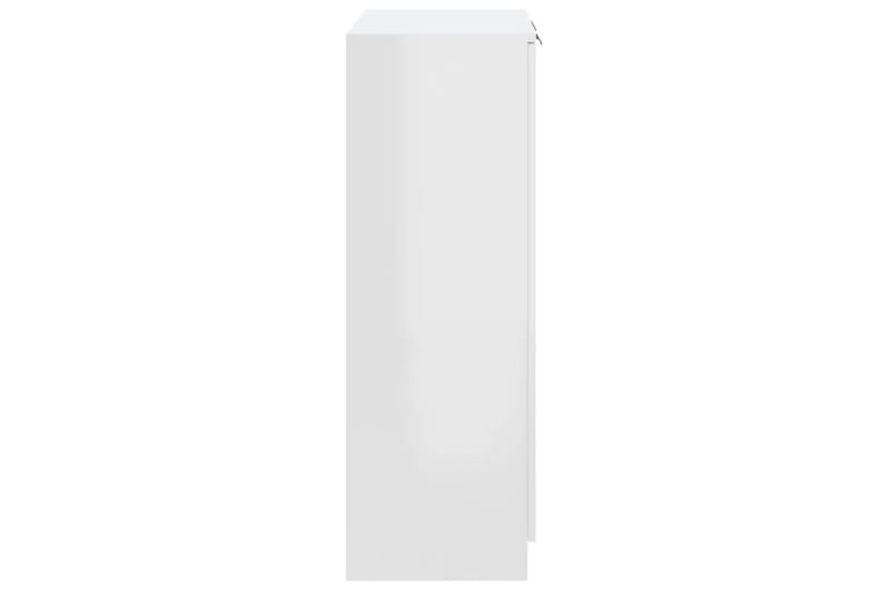 beBasic Skoskåp vit högglans 59x35x100 cm konstruerat trä - White - Förvaring - Skoförvaring - Skoskåp