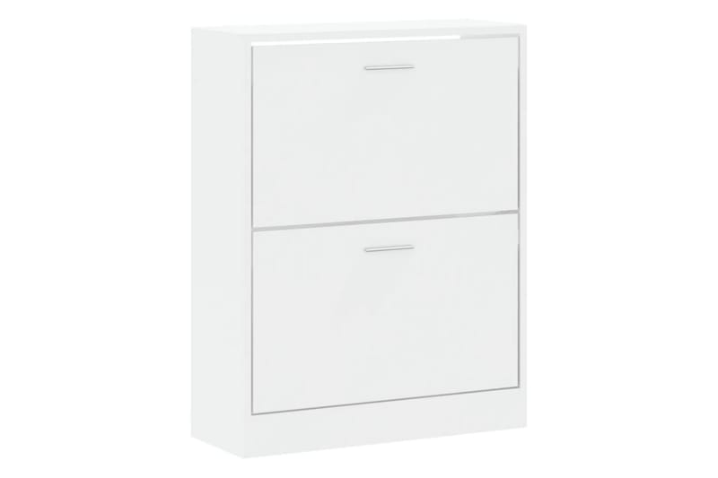 beBasic Skoskåp vit högglans 63x24x81 cm konstruerat trä - White - Förvaring - Skoförvaring - Skoskåp