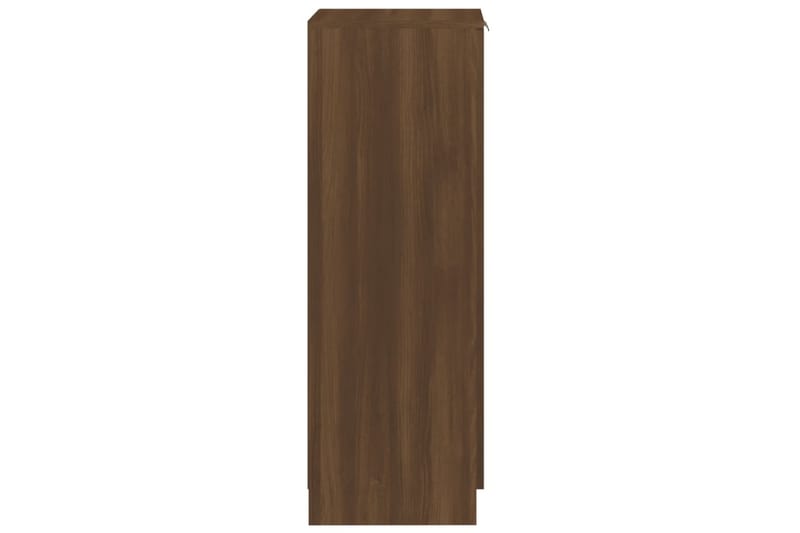 beBasic Skoställ brun ek 30x35x100 cm konstruerat trä - Brown - Hallförvaring - Skoförvaring - Skohylla & skoställ