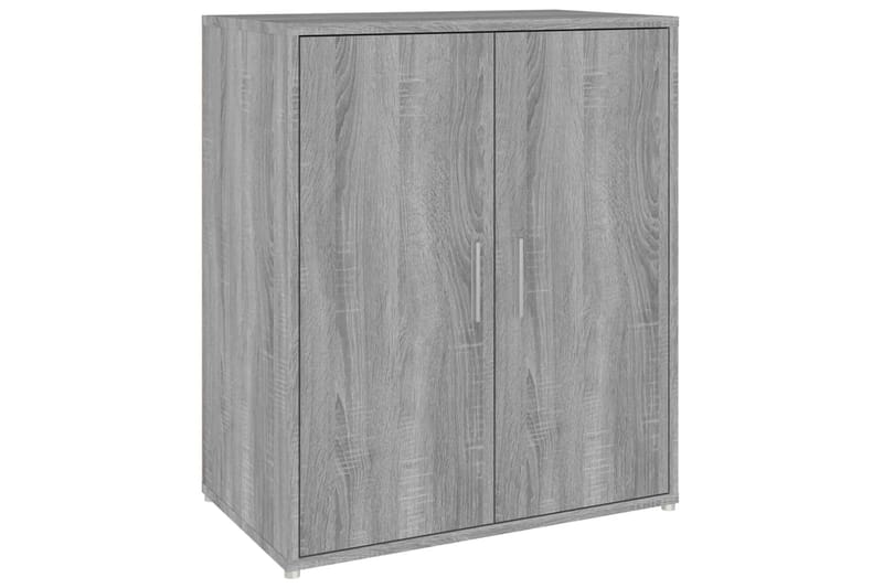 beBasic Skoställ grå sonoma 60x35x70 cm konstruerat trä - Grey - Förvaring - Skoförvaring