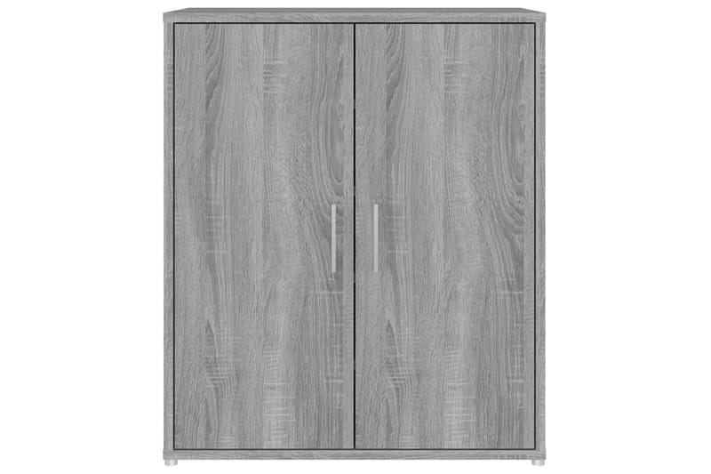 beBasic Skoställ grå sonoma 60x35x70 cm konstruerat trä - Grey - Förvaring - Skoförvaring