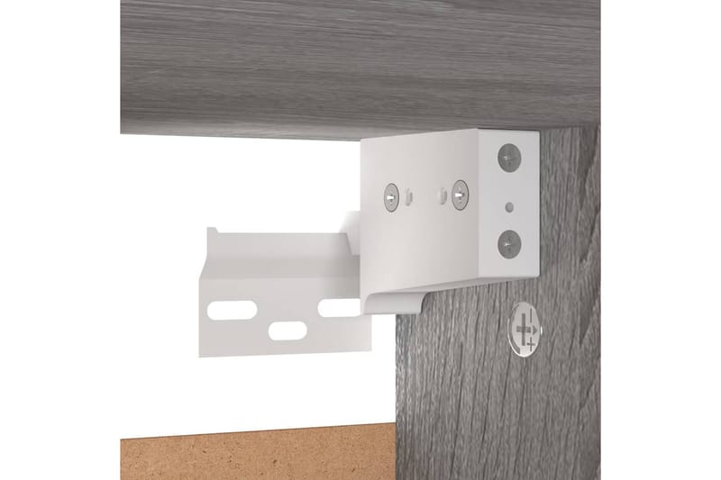 beBasic Skoställ grå sonoma 60x35x70 cm konstruerat trä - Grey - Förvaring - Skoförvaring