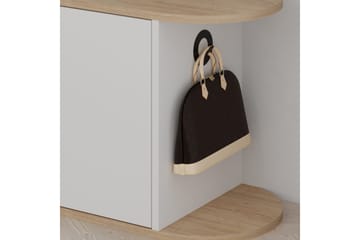 Berriaren Skoskåp 104 cm - Ek/Vit - Förvaring - Skoförvaring