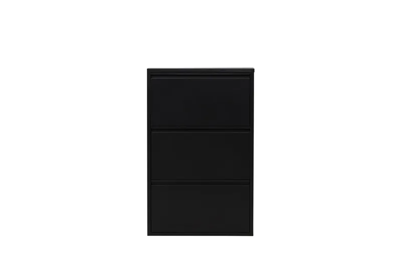 Bonito Skoskåp 60x15 cm - Svart - Förvaring - Skoförvaring - Skoskåp