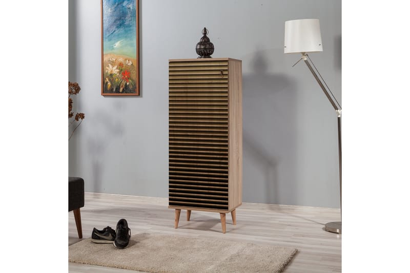 Brokind Skoskåp 50 cm - Brun - Förvaring - Skoförvaring - Skoskåp