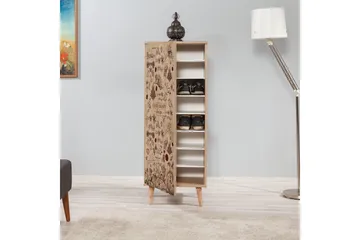 Brokind Skoskåp 50 cm - Brun/Mönstrad - Förvaring - Skoförvaring
