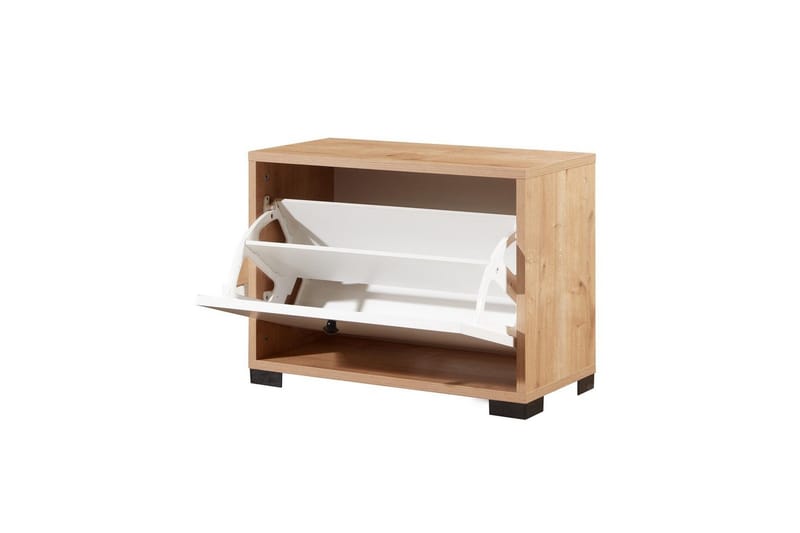 Comfortale Skoskåp 60 cm - Natur/Vit - Förvaring - Skoförvaring - Skoskåp