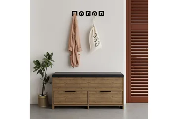Cove Skoskåp 106 cm - Brun - Förvaring - Skoförvaring