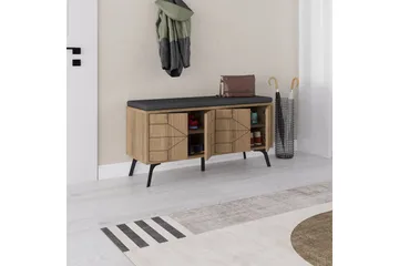 Dune Skoskåp 107 cm - Brun - Förvaring - Skoförvaring