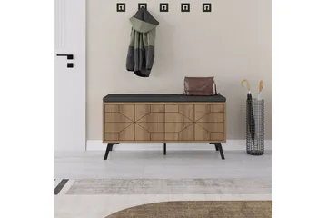 Dune Skoskåp 107 cm - Brun - Förvaring - Skoförvaring
