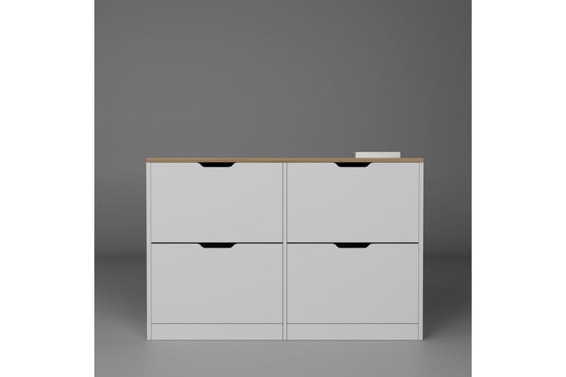 Durusu Skoskåp 120 cm - Matt Vit - Förvaring - Skoförvaring - Skoskåp