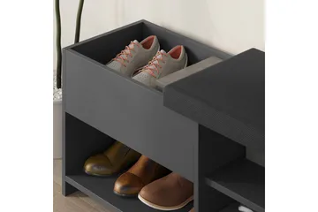 Filux Skoskåp 120,3 cm - Antracit - Förvaring - Skoförvaring
