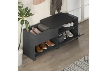 Filux Skoskåp 120,3 cm - Antracit - Förvaring - Skoförvaring