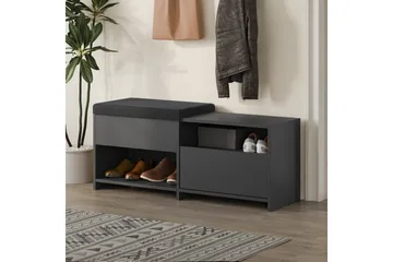 Filux Skoskåp 120,3 cm - Antracit - Förvaring - Skoförvaring