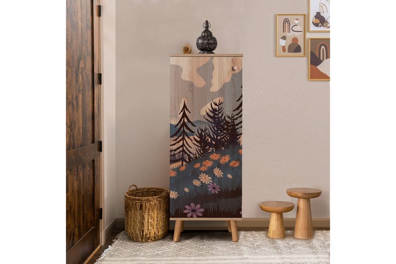 Gelsgan Skoskåp 50 cm - Flerfärgad - Förvaring - Skoförvaring - Skoskåp